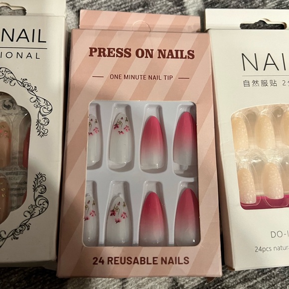 NWT Press on nails (4 pack together) - Picture 4 of 5